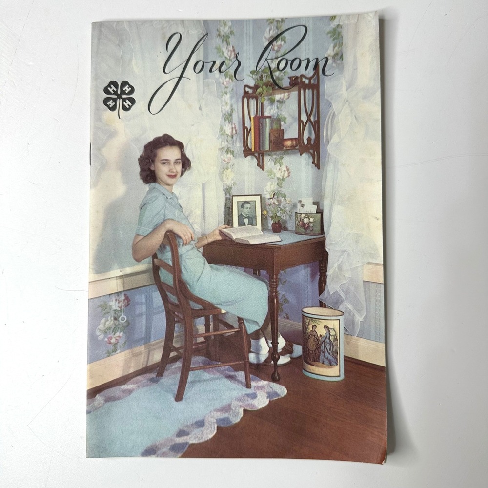 Vtg 1954 4-H Your Room Booklet Lillian Keller U of Tennessee Extension Service